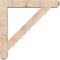 Ekena Millwork Traditional Craftsman Smooth Bracket w/ Offset Brace, Douglas Fir, 7 1/2"W x 46"D x 46"H BKT0806X46X46TRA04SDF - alternate 2